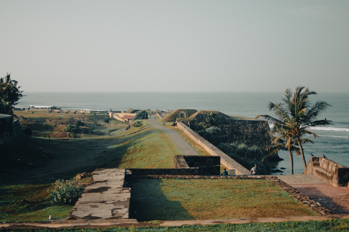 Old colonial fortress overlooking the ocean, Jaffna, Sri Lanka