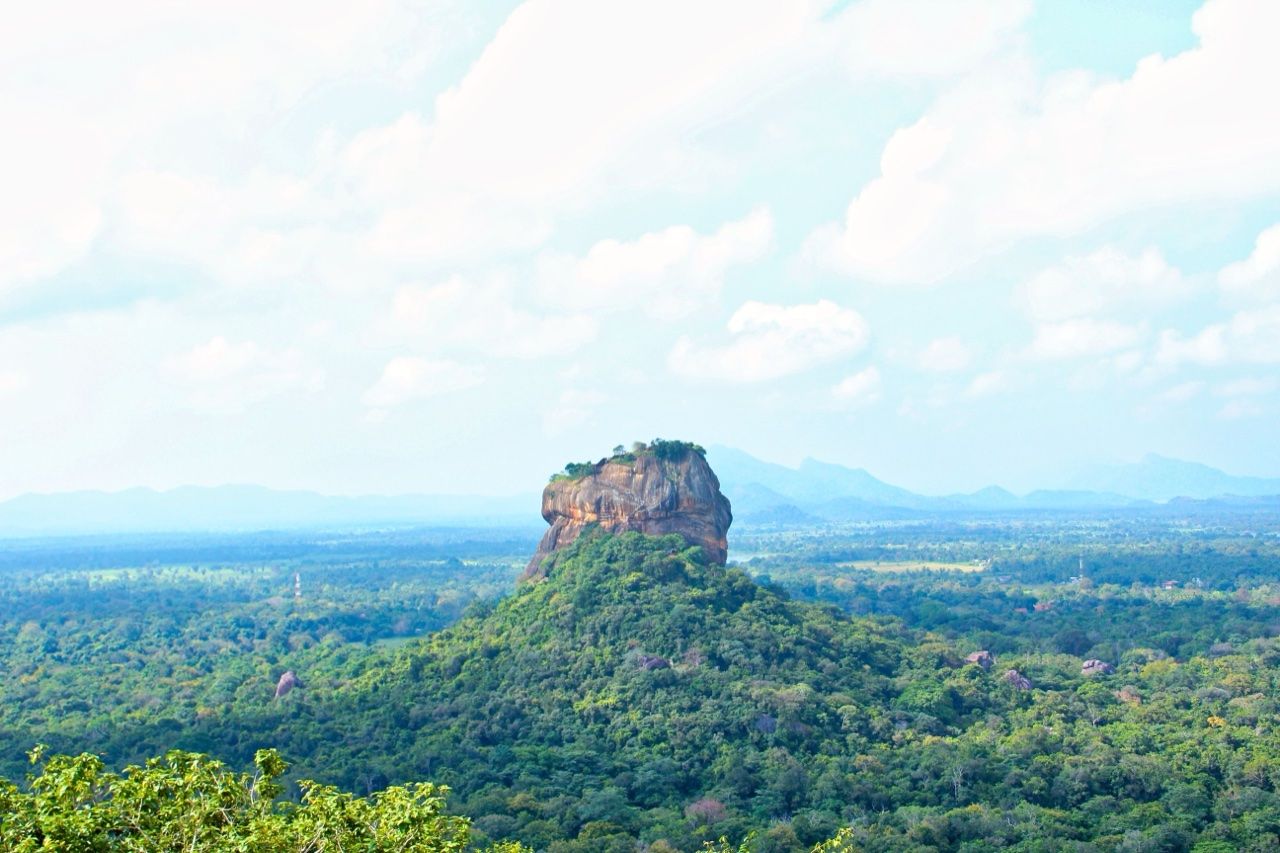 Sigiriya rock in lush green jungle - Sri Lanka tops 900,000 tourist arrivals 2026