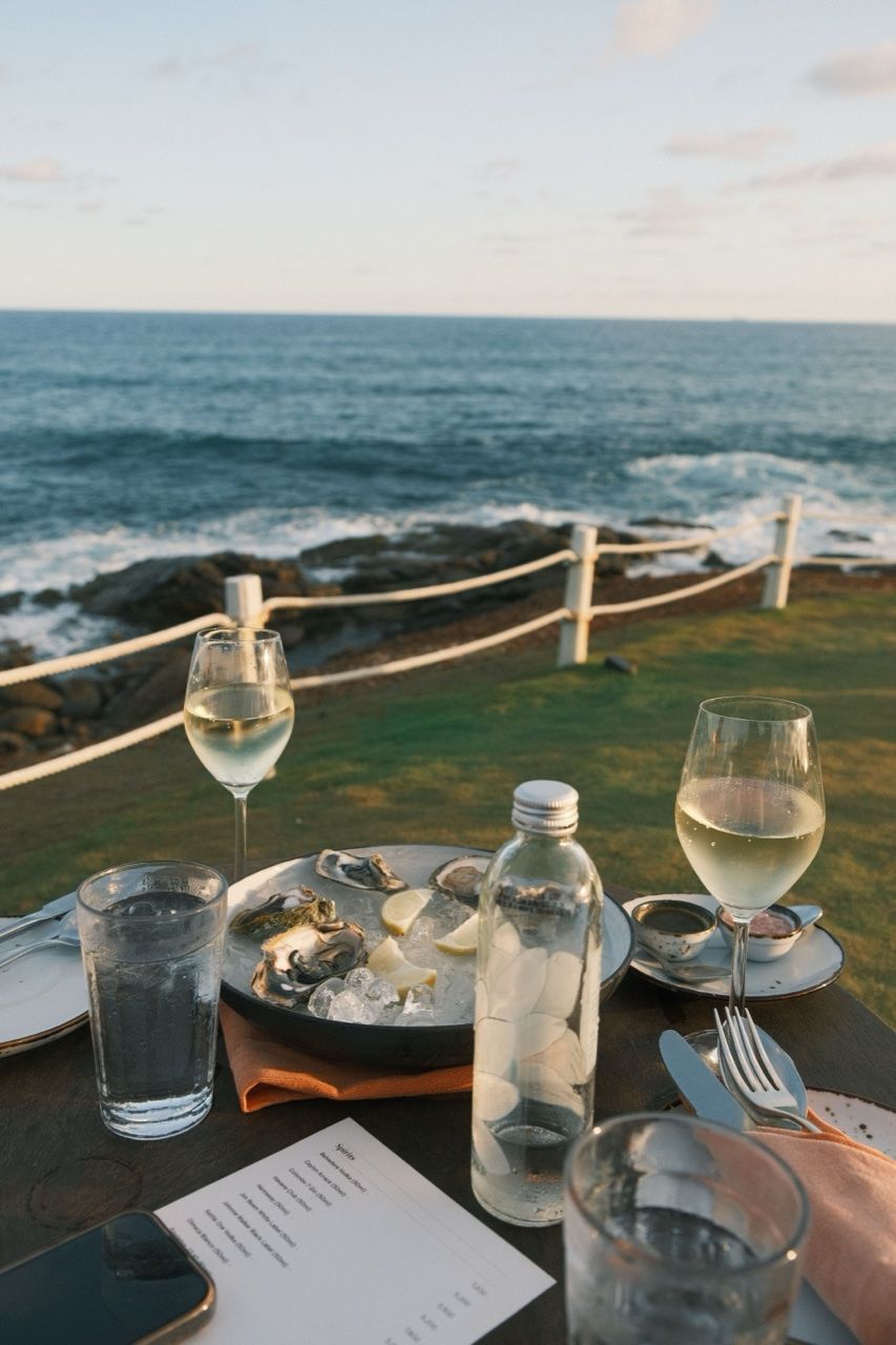 Oceanfront dining with fresh seafood, Weligama, southern Sri Lanka